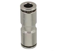 Nickel Plated Brass Pneumatic for Air 8/10mm Connector Fitting Pu4/6 360° Tube Hose Over Rotatable Metal Straight Coupling 25mpa Wor (PU6)