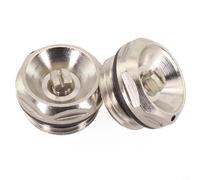 Nickel Plated Brass Towel Rail Air Vent 1/2 Inch 2PCS | Manual operation, 1/2 inch thread, nickel plated brass, prevents , 2 pack value