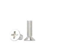 Nickel Plated Countersunk Head Phillips Screw Electronic Repair Screws Accessories For Laptop M1-M4(10mm,M2 (100Pcs))