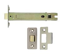 Nickel Plated Fire Door Tubular Latch 127 mm Bolt-Through - C