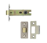 Nickel Plated Fire Door Tubular Latch 75 mm Bolt-Through - C