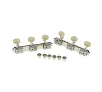 Nickel Plated Ivory Vintage Three Piece Guitar Tuning Knobs Are Suitable For Guitars Guitar Tuning Knob