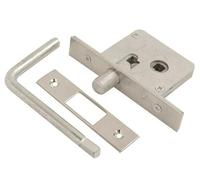 Nickel Plated Mortice Budget Lock & Key Door Lock Square Key Dead Lock Door Lock