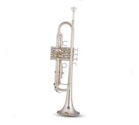 Nickel Plated Silver Standard Trumpet Beginner Trumpet | instrument, B-flat key