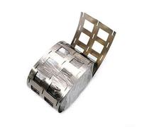Nickel Plated Steel Strip 0.15mm x 1M for 21700 Battery Pack, 22.5mm Pitch with Fixed Bracket Holder, Pure Nickel Tape for Spot Welding Li-ion NiMH Cells Power(3P)