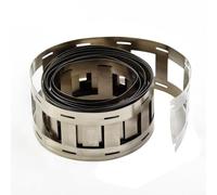 Nickel Plated Steel Strip 0.15mm x 1M for 21700 Battery Pack, 22.5mm Pitch with Fixed Bracket, Low Resistance Spot Welding Tape for DIY Power Tools(2P)