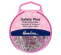Nickel Safety Pins 38mm