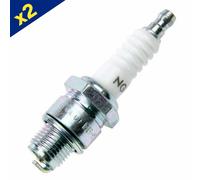 Nickel Spark Plugs x2 B6HS Ignition Electrical Replacement Spare - NGK 4510