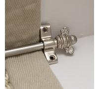 Nickel Stair Rods With Brass Bee Finials - 900mm