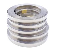 Nickel strip Nickel Plated Strip 18650 Li-ion Battery Sheet Plate Connector 0.1mm .2mm Steel Belt Spot Welding Machine Welder for DIY(0.15 x 8mm (10M))