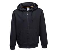 Portwest Mens Nickel Sweatshirt Hoodie Black 2XL