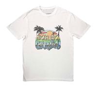 Nickelback Get Rollin Sunset T Shirt S White
