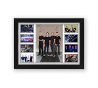 Nickelback Signed Poster Print - Limited Edition Autograph Fan Gift - Collectible Memorabilia Merchandise (Framed A4 (30x21cm))