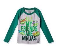 Nickelodeon Baby Boys' Toddler Long Sleeve tee Heather/Kelly Green 3T
