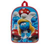 Nickelodeon Smurfs Toddler Girl Backpack for Kids - Toddler Backpack with Padded Straps & Zip Compartment Little Kids Backpack - Comfy Backpack for Kids & Preschool Backpack - 15", Smurfette Blue, 15