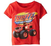 Nickelodeon Blaze and The Monster Machines Boys' Short Sleeve T-Shirt red - 4 Years