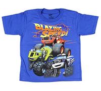 Nickelodeon Blaze and The Monster Machines Boys' Short Sleeve T-Shirt, Royal, 5 Years