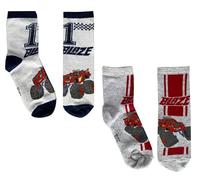 Nickelodeon Blaze and the Monster Machines Kids Socks, Pack of 2 (UK, Numeric, 6, 8.5, Multi)