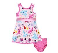 Nickelodeon Blue's Clues & You Toddler Girls Fit and Flare Ultra Soft Dress (5T, Pink)