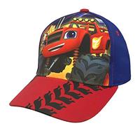 Nickelodeon Boys Blaze and The Monster Machine Baseball Cap - 100% Cotton Red, Red, Medium
