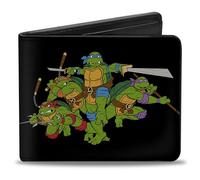 Nickelodeon Boys' Buckle-Down Wallet, Multicolor, 4.0" x 3.5"