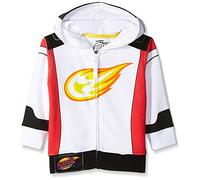 Nickelodeon Boys Monster Machines Lets Blaze Hoodie Hooded Sweatshirt, White, 4 Years