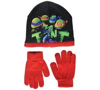 Nickelodeon Boy's Ninja Tortlues Tmnt Hat and Glove Set, Red, 2.5 (Manufacturer Size: 54)
