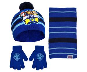 Nickelodeon Boys Toddler Winter Scarf & Mittens Paw Patrol Marshall H