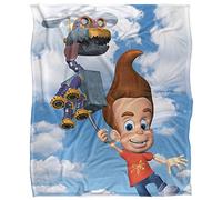 Nickelodeon Brand Helicopter Jimmy Silky Touch Super Soft Throw Blanket 152 X 127 cm, White