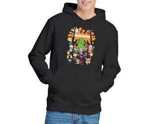 Nickelodeon Brand Nick Splat Group Hoodie, Black, XX-Large