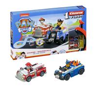 Nickelodeon Carrera First Paw Patrol Chase vs Marshall On The Track Race Car Set