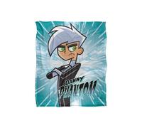 Nickelodeon Danny Phantom With Logo Silky Touch Super Soft Throw Blanket 152 X 127 cm in White Nickelodeon White 152 X 127 cm