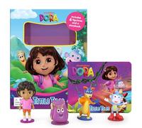 Nickelodeon Dora Tattle Tales - Activity Books for kids, 12-page storybook, 4 figurines