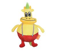 Nickelodeon for Pets Rocko's Modern Life Heffer Figure Plush Dog Toy | 9 Inch Yellow Grey and Red Squeaky Dog Toy for All Dogs | Nickelodeon Toys for