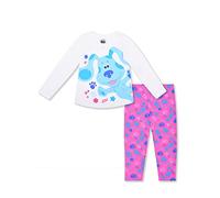 Nickelodeon Girl's 2-Pack Blue’s Clues Long Sleeve Shirt and Leggings Set for Toddlers, Size 4T