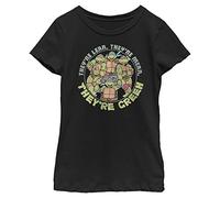 Nickelodeon Girls' Green T-Shirt, Black, S