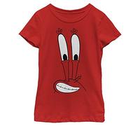 Nickelodeon Girls' Mr Krabs Big Face T-Shirt, Red, X-S