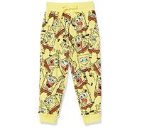 Nickelodeon Girls' Spongebob Squarepants Jogger All Over Print Sweatpants 4-16, Yellow, 14-16