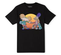 Nickelodeon Hey Arnold Buddies Unisex T-Shirt - Black | Size: Small Nickelodeon Black S
