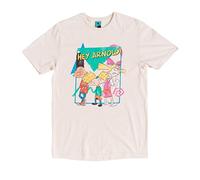 Nickelodeon Hey Arnold Retro Natural T Shirt White/Off White