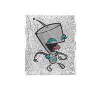 Nickelodeon Invader Zim Laughing Gir Silky Touch Super Soft Throw Blanket 152 X 127 cm in White Nickelodeon White 152 X 127 cm