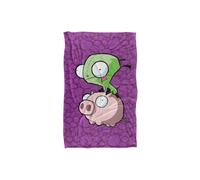 Nickelodeon Invader Zim Pig Riding Silky Touch Super Soft Throw Blanket | Size: Large Nickelodeon Multicolor Large