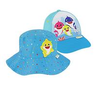 Nickelodeon Kids Boys, Baby Shark Toddler Cap and Girl Sunhat, UPF 50+ UV Sun Protection Boonie - Ages 2-4, Bucket and Baseball Hat, 2-4T