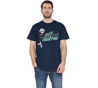 Nickelodeon - Logo Danny Phantom with Logo Unisex T Shirt, Navy, M