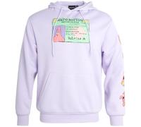 Nickelodeon Men’s SpongeBob SquarePants Fleece Hoodie - Retro 90s SpongeBob, Patrick Star, Size Large, Spongebob Lavender