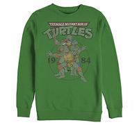 Nickelodeon Men's Group Elite Sweatshirt, Kelly Green, XL