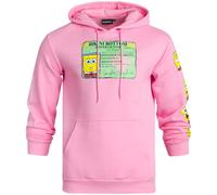 Nickelodeon Men’s SpongeBob and Patrick Fleece Sweatshirt - Men and Women’s Unisex Pullover Hoodie (Size: S-XL), Spongebob Pink, XS