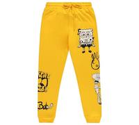 Nickelodeon Mens Spongebob Squarepants Sweatpants - Spongebob Mens Fleece Jogger Sweatpants - Spongebob, Patrick, Squidward Sweatpants, Gold, Large