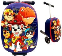 Nickelodeon Paw Patrol 18" Ride-On Suitcase Scooter - Paw Patrol Lightweight Carry-On Foldable Scooter Luggage