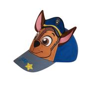 Nickelodeon Paw Patrol 3D Ear Boys Cotton Baseball Cap: Chase & Marshall (Toddler) Size 2-4T Multicolor